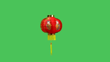 Chinese-new-year-lanterns-on-green-screen