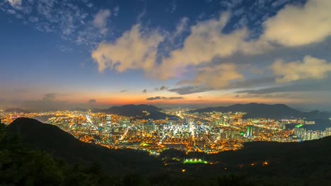 4K.-Time-Lapse-Ansicht-von-Busan-Großstadt-Cityscape-Südkorea