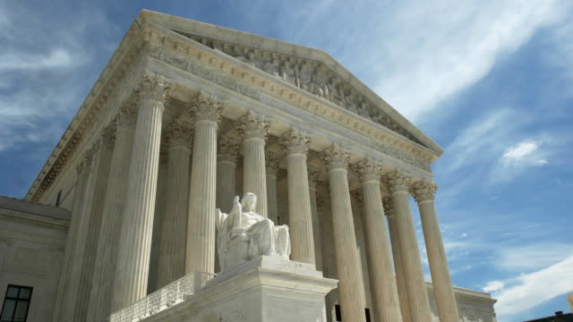 us-supreme-court-and-statue-contemplation-of-justice-in-washington-dc