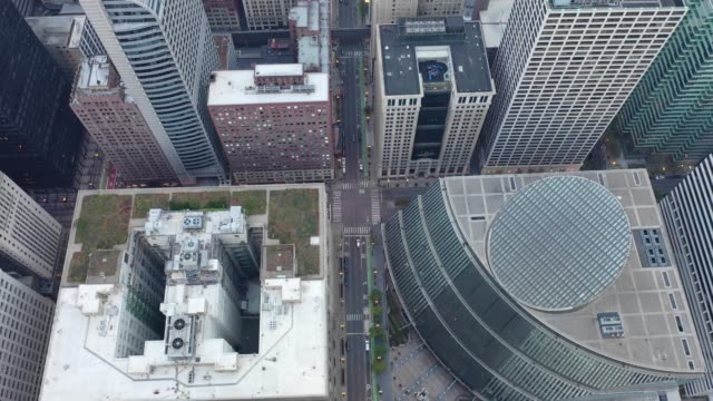 Drohne-Filmmaterial-in-Chicago,-IL