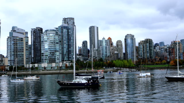 Wolkenkratzer-in-Vancouver,-Britisch-Kolumbien