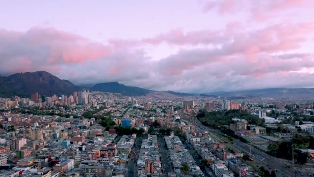 Luftaufnahme-von-Bogota,-Kolumbien.