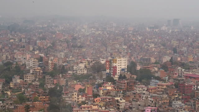 Stadtansicht-von-Kathmandu,-Nepal