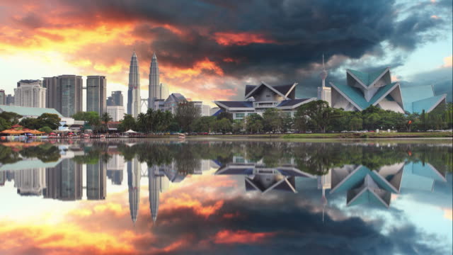 Kuala-Lumpur,-Malaysien-die-Skyline