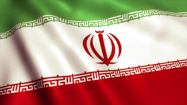 Irán-bandera-Video-lazo---4K