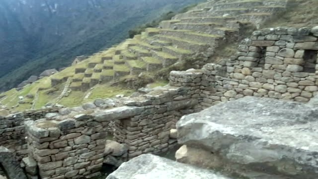 View-of-the-ancient-Inca-City-of-Machu-Picchu.-The-15-th-century-Inca-site.'Lost-city-of-the-Incas'.-Ruins-of-the-Machu-Picchu-sanctuary.-UNESCO-World-Heritage-site