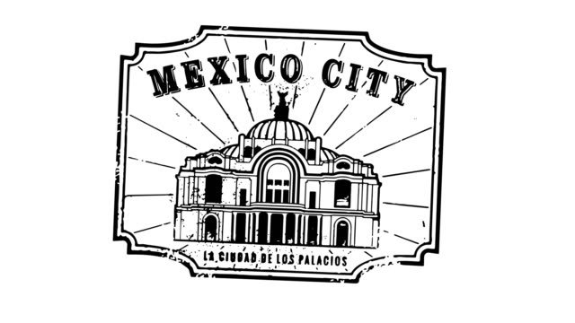 Mexiko-Reisen-Briefmarken