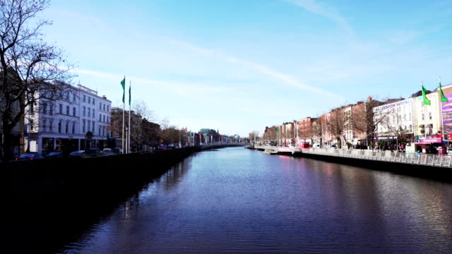 Fluss-Liffey,-Dublin