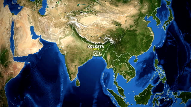 EARTH-ZOOM-IN-MAP---INDIA-KOLKATA