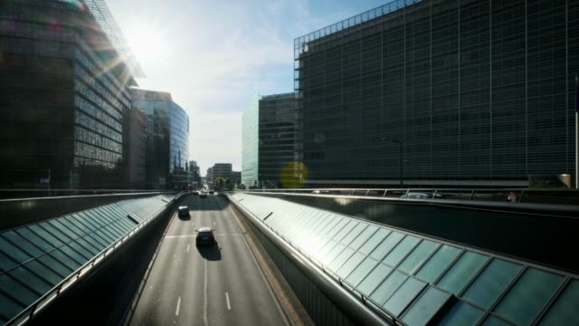 Tráfico-de-la-calle-en-Bruselas