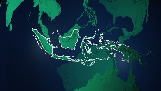 Erde-mit-Grenzen-Indonesiens-digital
