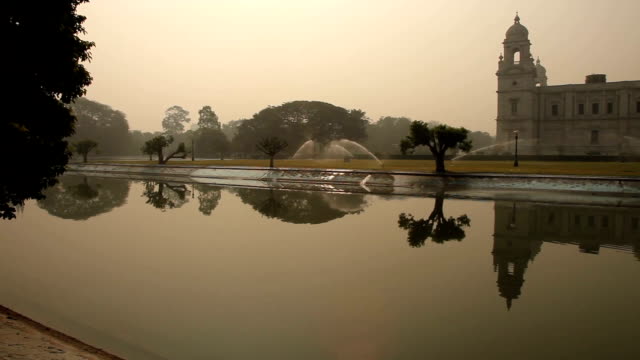 Monumento-de-Victoria,-Calcuta