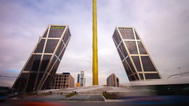madrid-gate-to-europe-twin-towers-traffic-circle-4k-time-lapse-spain