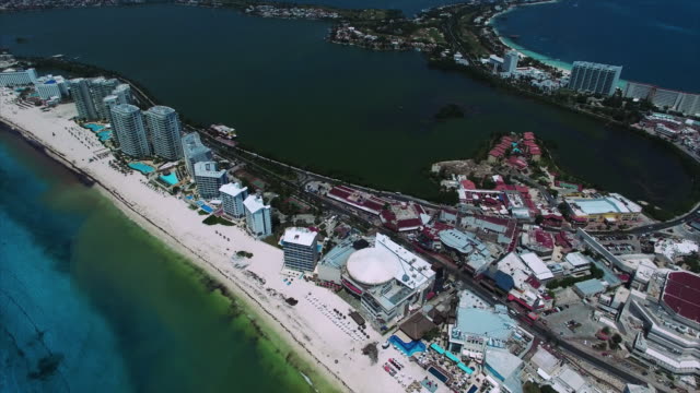 Cancun-Mexiko-Luftaufnahmen