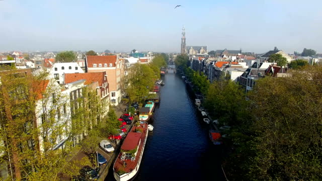 City-of-Amsterdam-aerial-footage