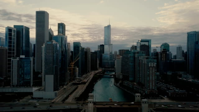 Chicago-Skyline---Aerial-4K