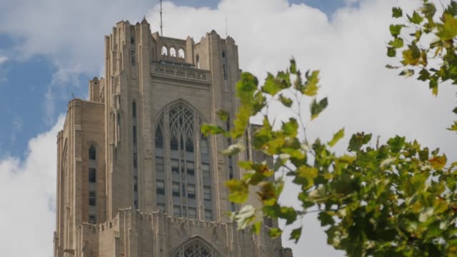 Slow-Tracking-Dolly-Shot-of-Top-of-Cathedral-of-Learning