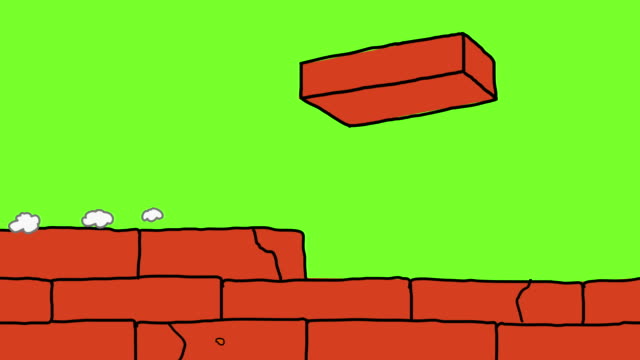 Brick-Wall-Under-Construction-Animation-Cartoon-Style