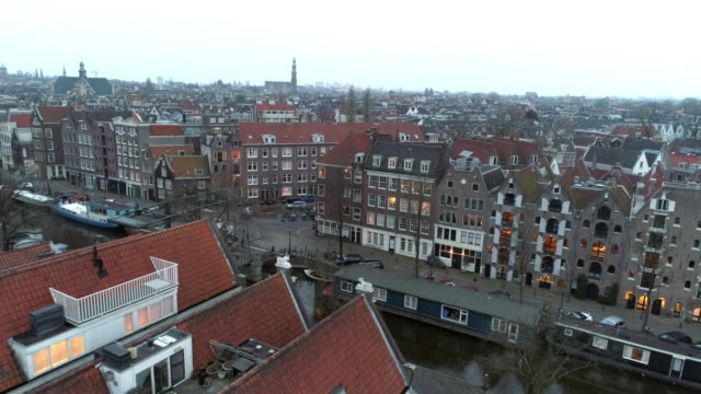High-top-view-european-city