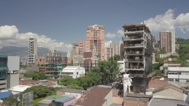 Luftdrohne-von-Medellin-in-Kolumbien
