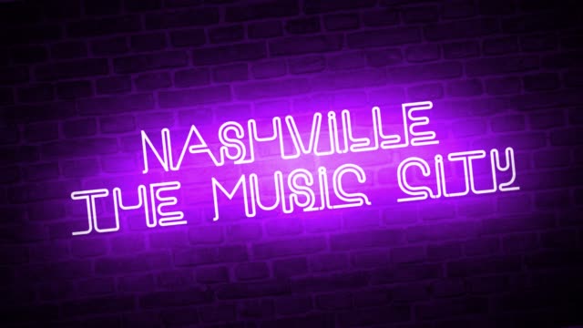 Un-letrero-de-neón:-Nashville-The-Music-City