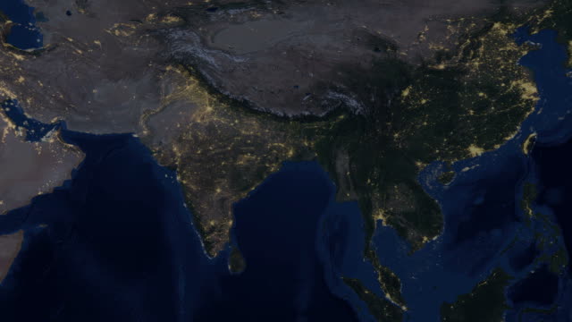 Indien-Lichter-von-Raum-zoom