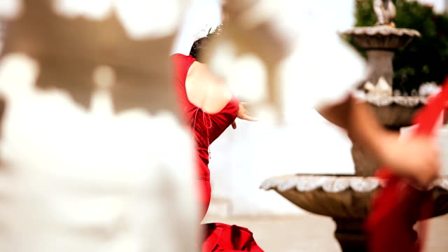 Damen-Flamenco-Tanz