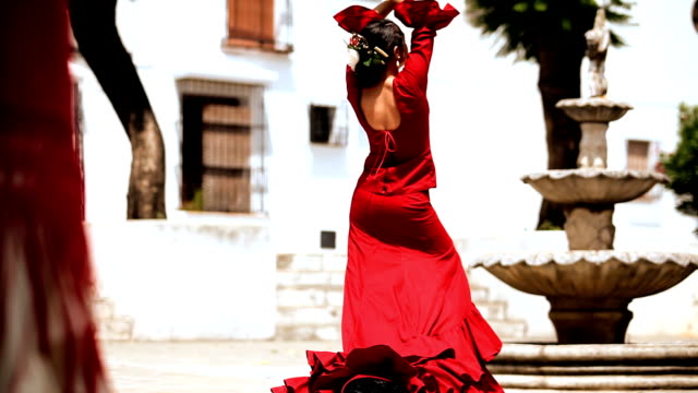 Bailarina-española,-el-Flamenco