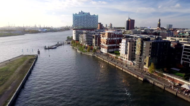 Hamburg-Elbphilharmonie-and-Hafencity-Aerial-View
