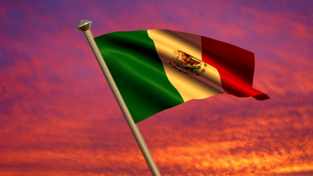 Mexikanische-Flagge-Animation