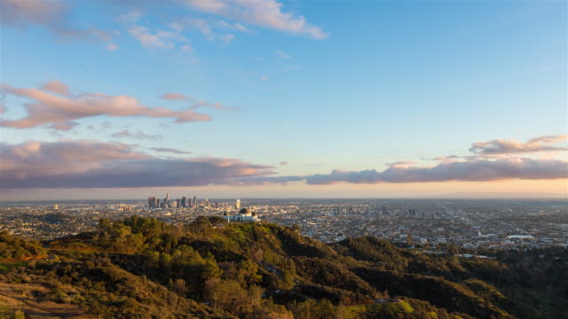 Los-Angeles-After-Storm-Day-To-Night-Timelapse