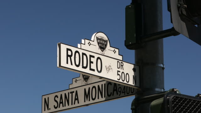 Señal-calle-de-Rodeo-Drive-en-Los-Angeles-California