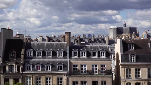 Vintage-Dächer-von-Paris