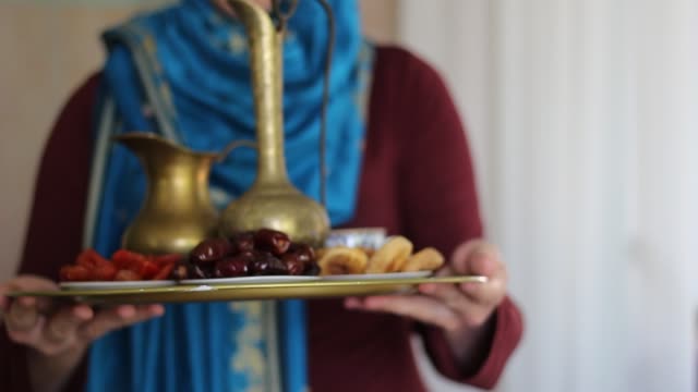 Eid-Mubarak.-Eine-konzeptionelle-Satz-von-Objekten-für-Ramadan-festival