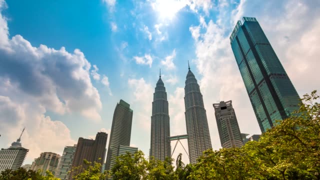 Malaysia-Stadtbild-4K-Zeitraffer-(Neigung-bis)