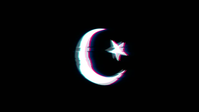 Stern--und-Halbmondsymbol-Islam