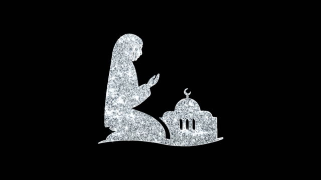 Islamische-Dua-namaz-beten-Ikone-Symbol