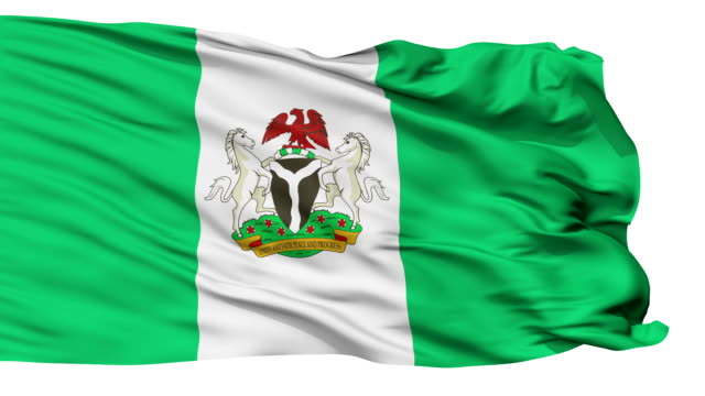 Abuja-aislado-Bandera-ondeante-la-ciudad