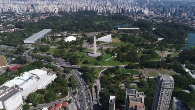 Luftaufnahme-des-Ibirapuera,-Sao-Paulo,-Brasilien