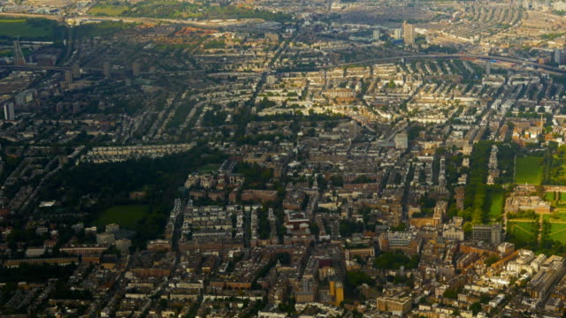 Vista-aérea-de-Londres,-Inglaterra,-Reino-Unido