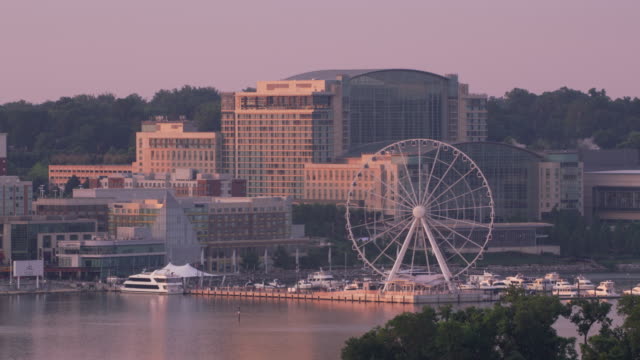 Aerial-view-of-National-Harbor-and-Capital-Wheel.