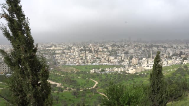 Jerusalem.-View-of-the-city-from-the-observation-deck