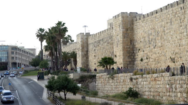 Jerusalem,-Israel-bei-der-Turm-von-David
