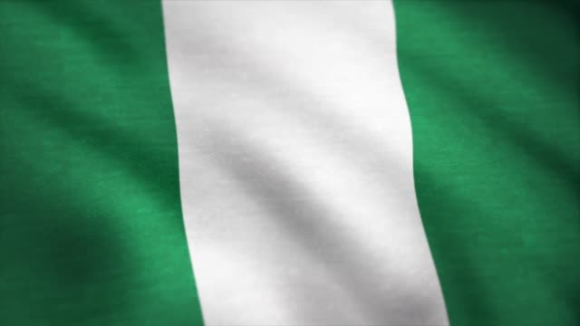 Bandera-de-la-animación-de-Nigeria.-Bandera-de-Nigeria-ondeando-en-el-viento