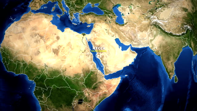 EARTH-ZOOM-IN-MAP---SAUDI-ARABIA-MECCA