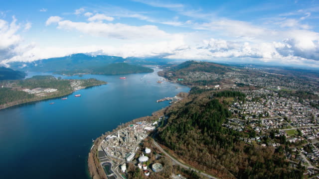 Capitol-Hill-Burrard-Inlet-Vancouver-BC-Industrial-Area-Aerial