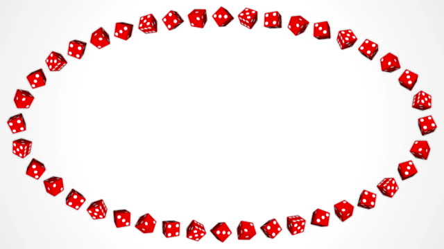 Red-dice-cubes-casino-gambling-white-ellipse-border-frame-background