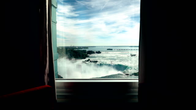 Niagarafälle-vom-Hotel-oder-Resort-Fenster