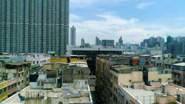 Exterieur-der-Wohngebäude-Hong-Kong-alten-Sozialwohnungen-Wohnblock.