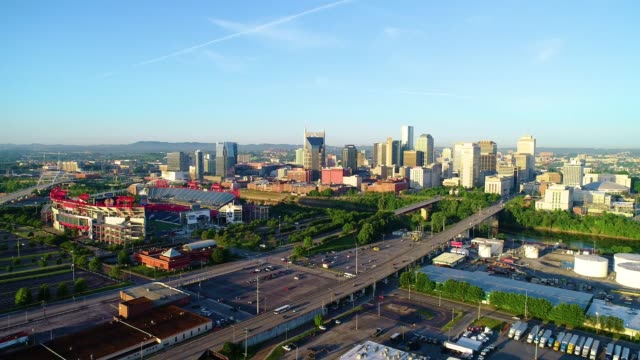 Nashville-Tennessee-Drohne-Luftbild-Skyline